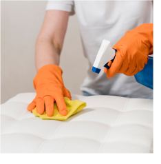 Daily room and washroom cleaning